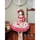 Twin Bears Take A Bite Of Cake White&Red JSK and Salopette(2nd Pre-Order/Full Payment Without Shipping)